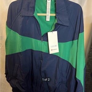 lululemon athletica Colourblock Collared Jacket - Large